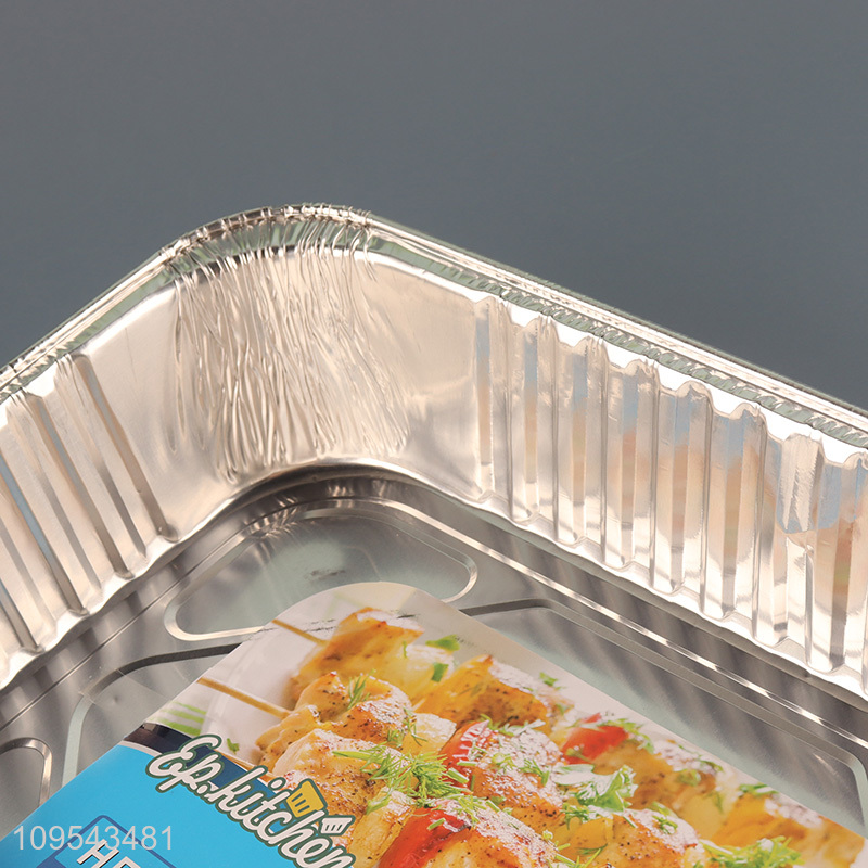 China wholesale rectangle aluminum foil roasting pan