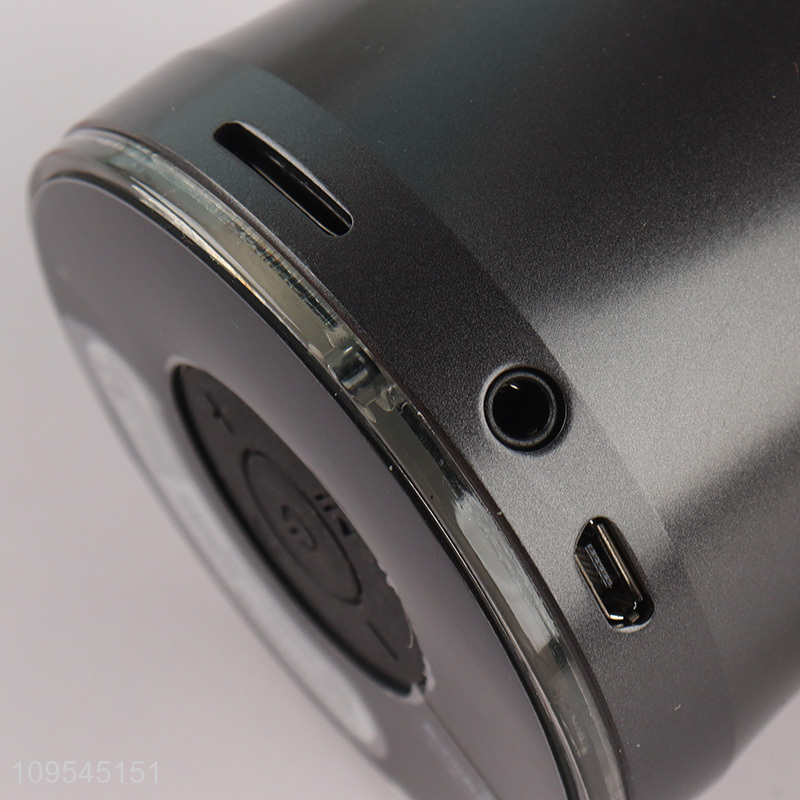 Latest products mini metallic subwoofer bluetooth speaker