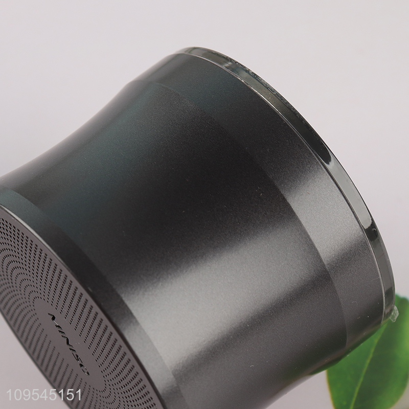 Latest products mini metallic subwoofer bluetooth speaker