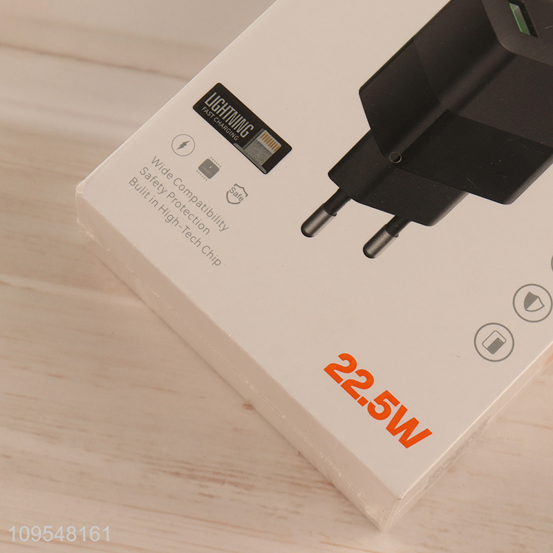 Hot sale safety 22.5w fast charger usb charger